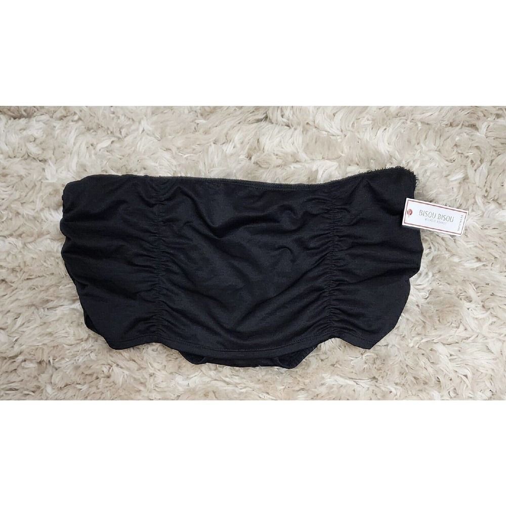 BISOU BISOU New XL Black Skort Short Skirt Bathing Suit Swim Wear Bottom